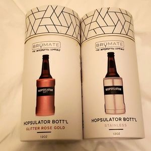 BRUMATE set of 2 Hopsultor bottle Coolers (Wedding, Bride & Groom, Holiday)